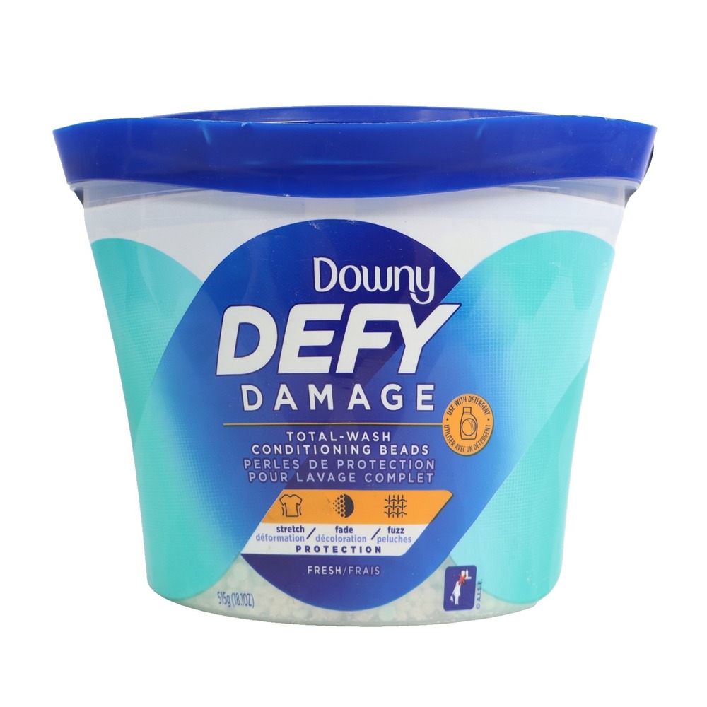 Downy DEFY Damage Total-Wash Conditioning Beads, Fresh, 18.1 oz Fabric Softener